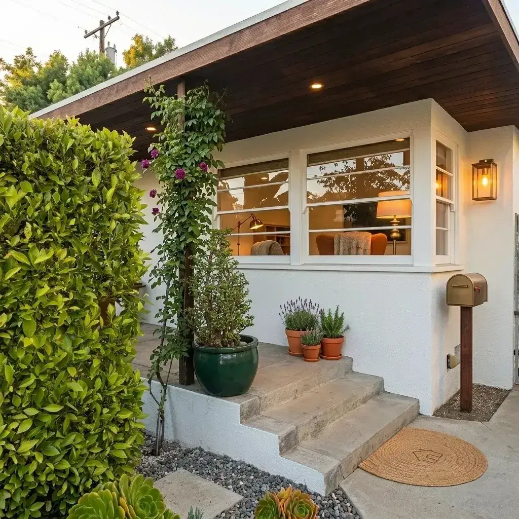 Outdoor deck area